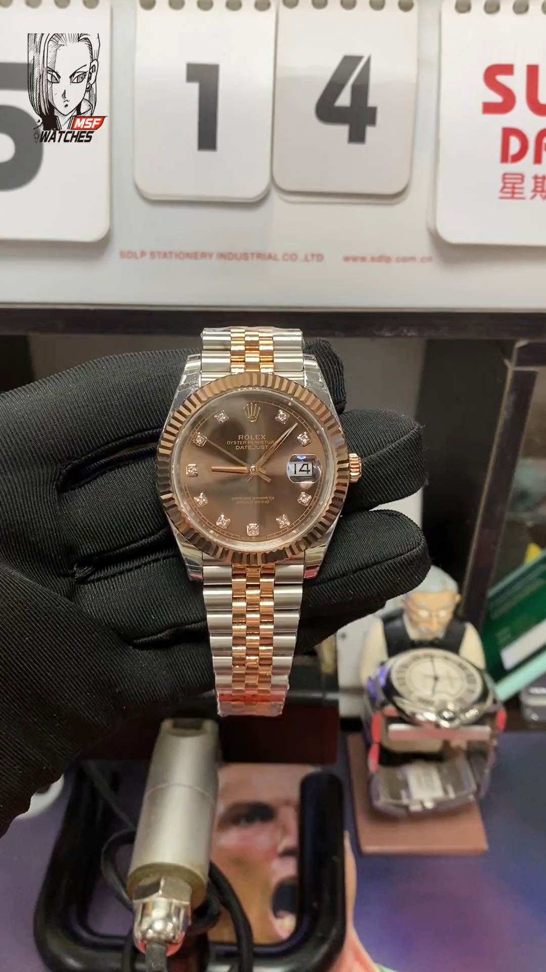 Rolex Datejust model m126331-0004 watch 41mm