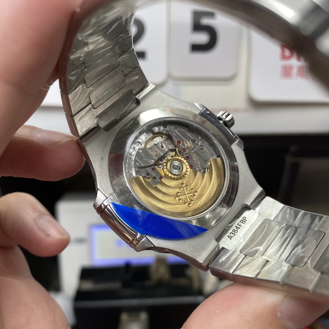 Patek Philippe Nautilus series 57261A-001, Grey Dial Steel Bracelet, Multi-Function Perpetual Calendar Watch, 40.5mm size.