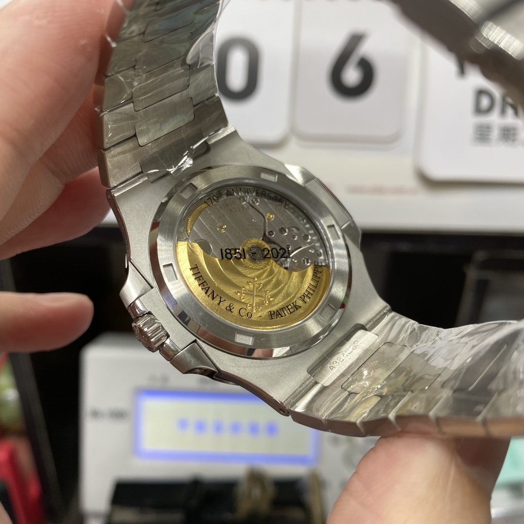 Patek Philippe Nautilus series 57111A-018, Tiffany Blue Dial, 40mm Size.