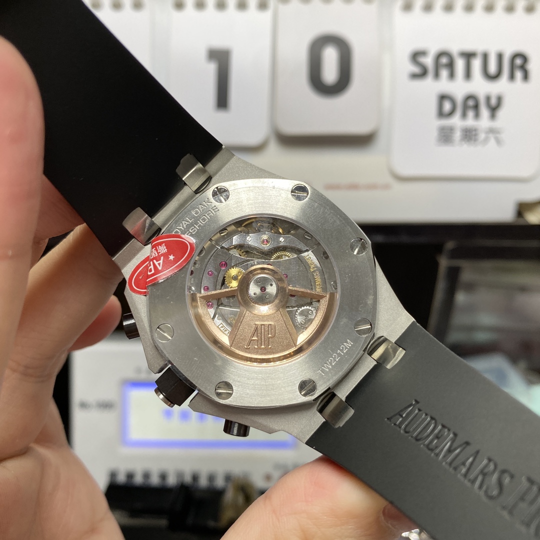 Audemars Piguet Royal Oak Offshore Series 26238TI.OO.2000TI.01, Gray Dial Steel Case, 42mm Size.