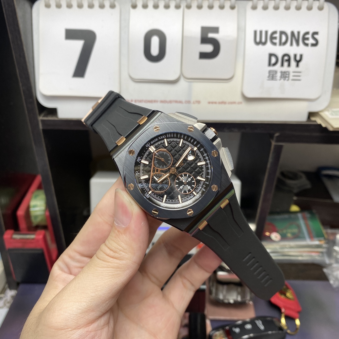 Audemars Piguet Royal Oak Offshore Series 26405CE.OO.A002CA.99.99, Sunburst Ceramic Case, 44mm size.