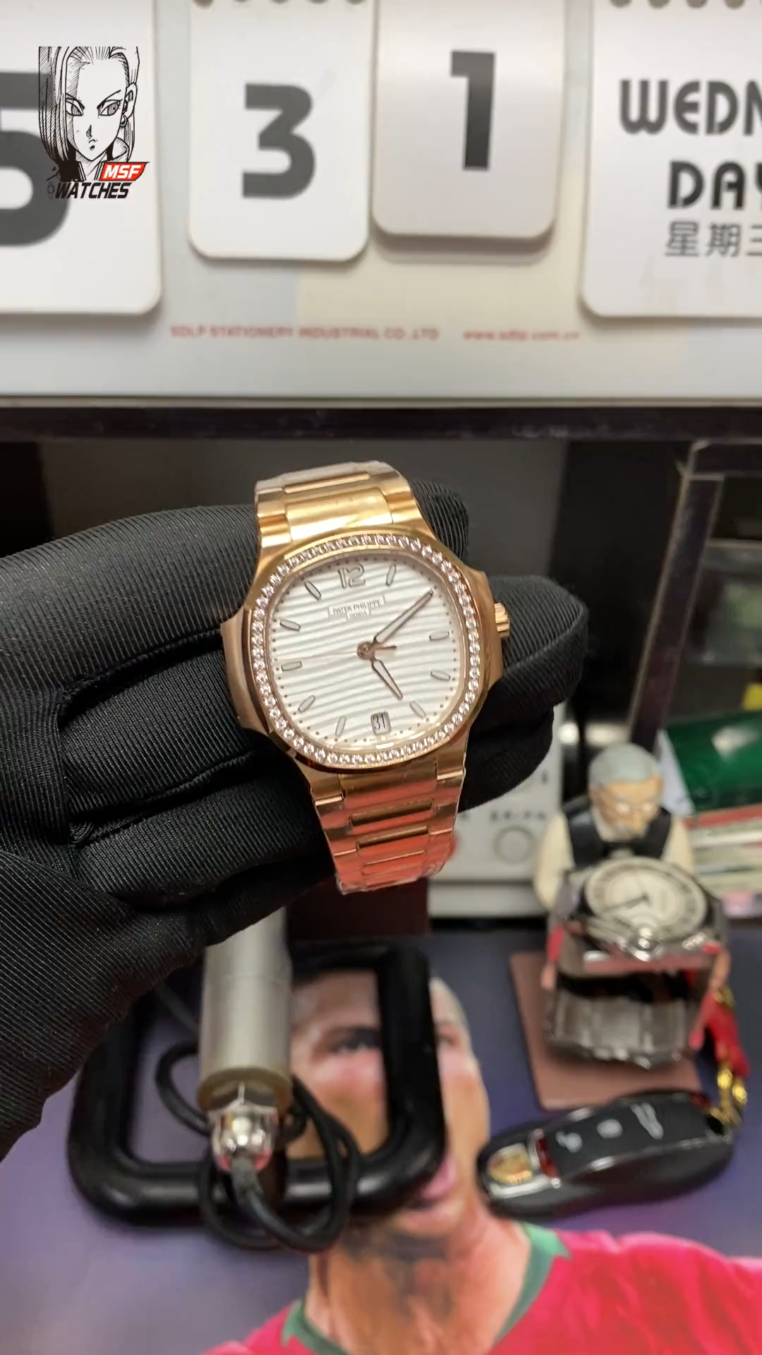 Patek Philippe Nautilus Sporty Elegance Series 71181200R-001, Silver Dial, 35.2mm size WOMEN