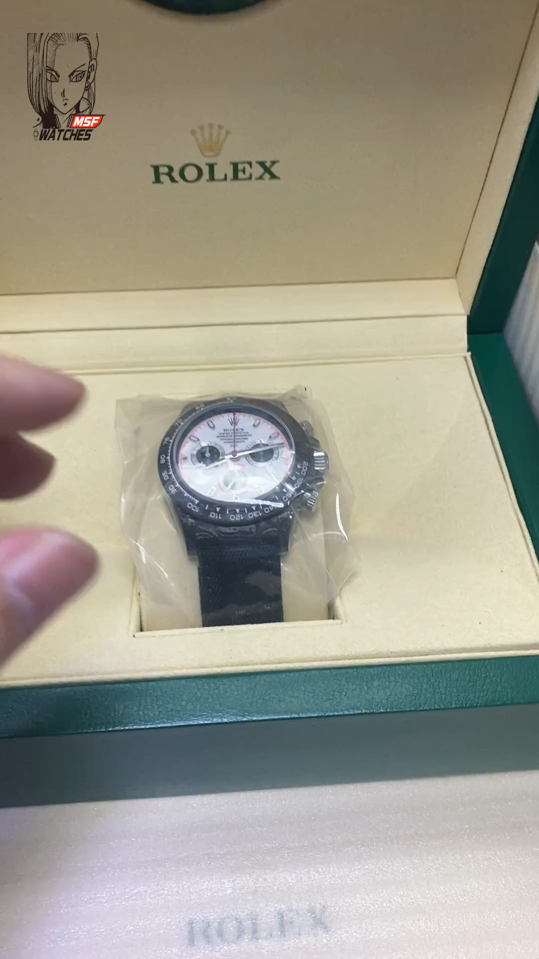 Rolex Daytona series DIW super modify all Carbon fiber Case 40mm size.