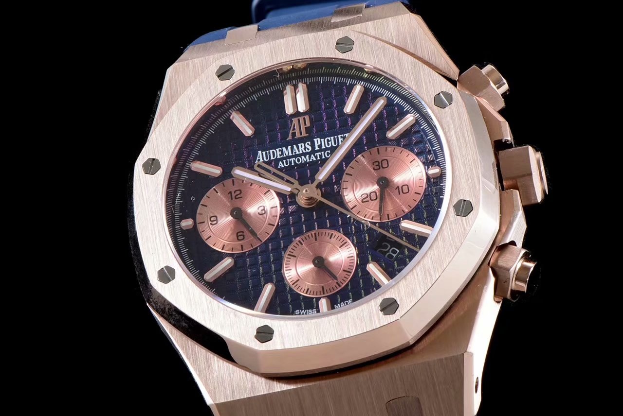 Audemars Piguet Royal Oak Series 26331OR.OO.D315CR.01, Blue Panda Dial, 41mm size.