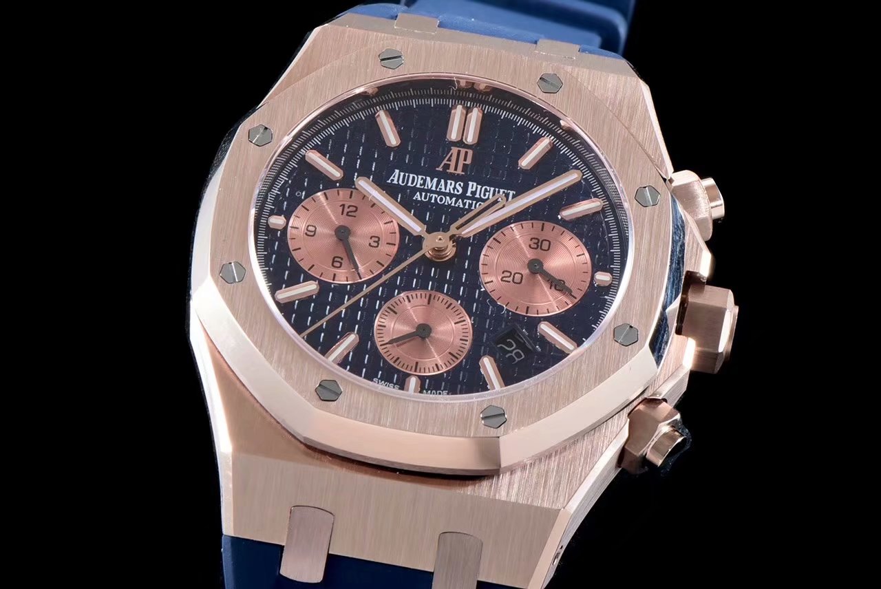 Audemars Piguet Royal Oak Series 26331OR.OO.D315CR.01, Blue Panda Dial, 41mm size.