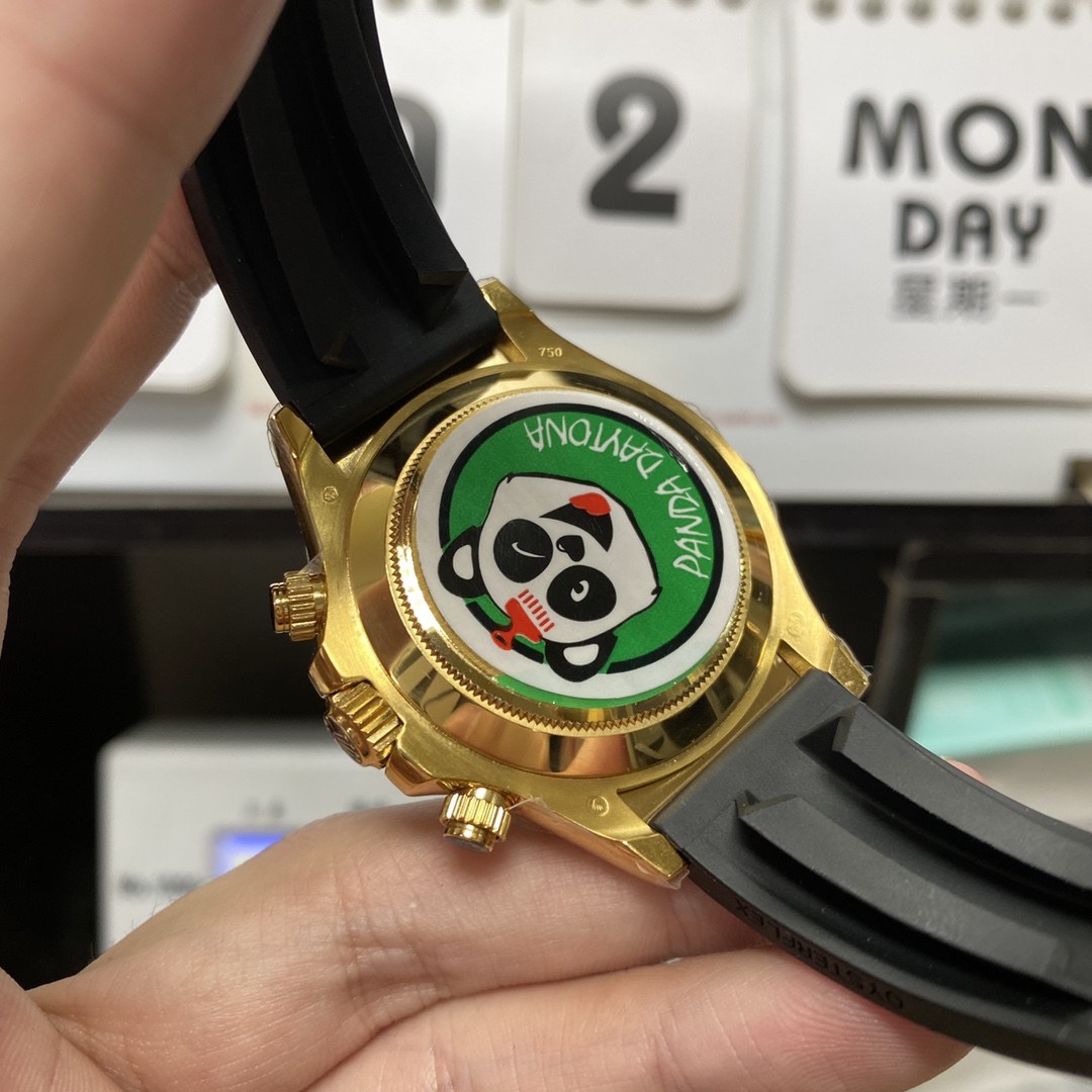 Rolex Cosmograph Daytona Series 116518LN-0035, Gold Case Black Dial, 40mm size.