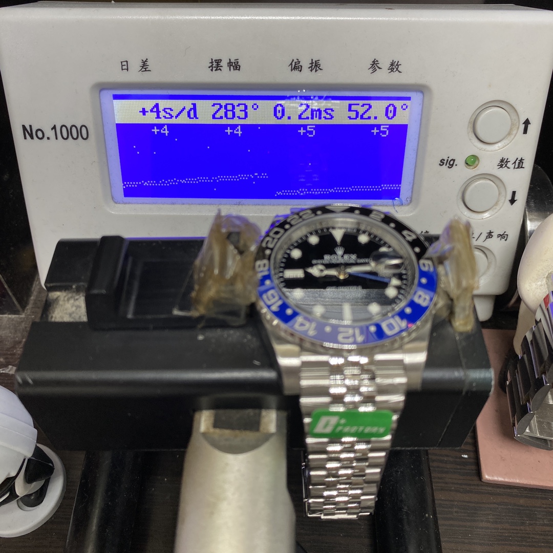 Rolex GMT-Master II series m126710blnr-0002, BATMAN, Steel Bracelet Black and Blue Ceramic Bezel Black Dial, 40mm size, Jubilee strap