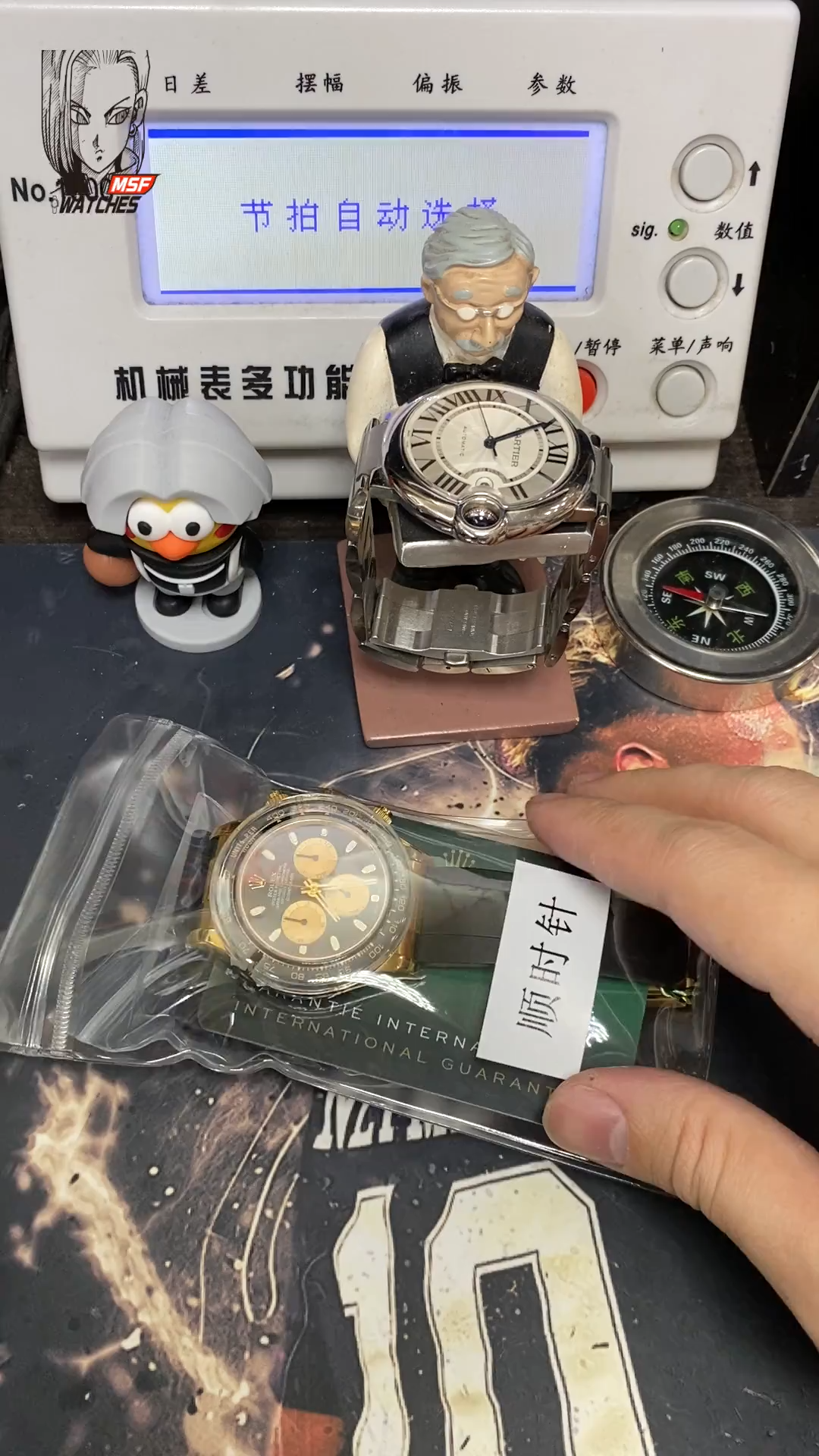 Rolex Cosmograph Daytona Series m116518ln-0047, Red Hand Small Demon King, 40mm size.