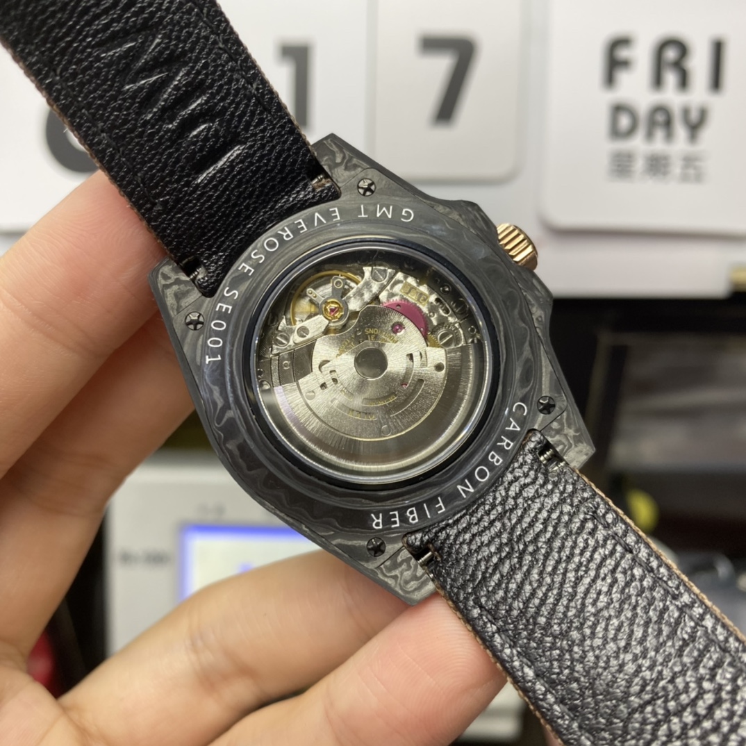 Rolex GMT-MASTER Ⅱ DIW modify diw modify Desert Eagle carbon fiber shell 3186 movement