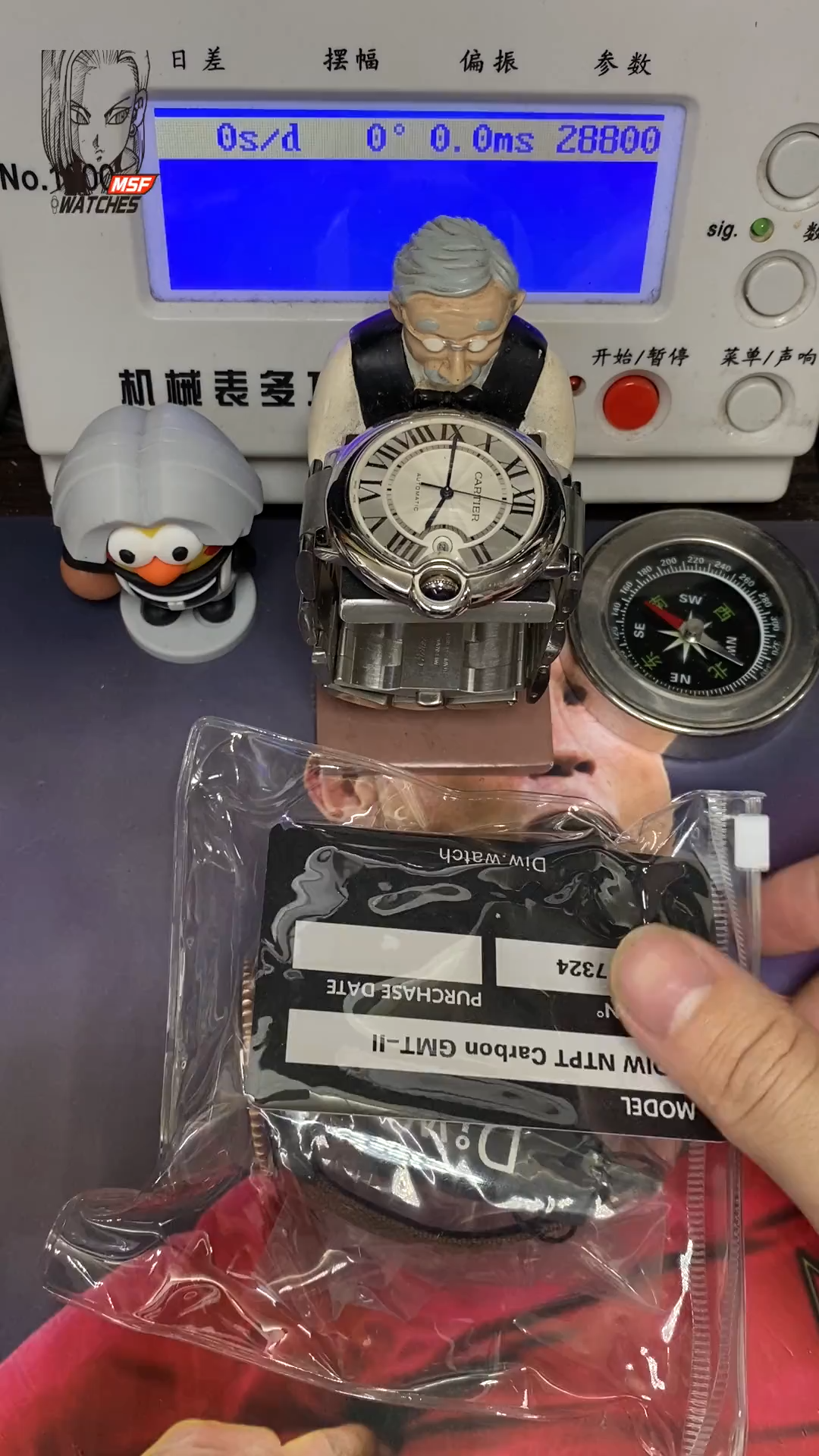 Rolex GMT-MASTER Ⅱ DIW modify diw modify Desert Eagle carbon fiber shell 3186 movement