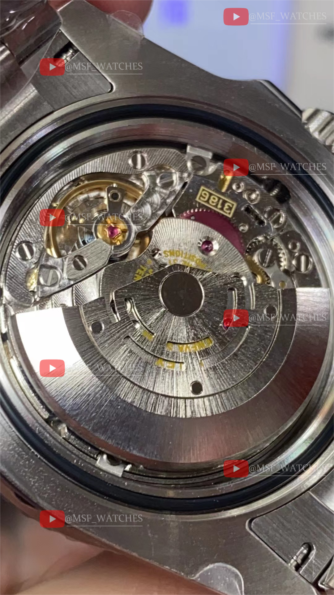 Rolex GMT-MASTER Ⅱ DIW modify diw modify Desert Eagle carbon fiber shell 3186 movement