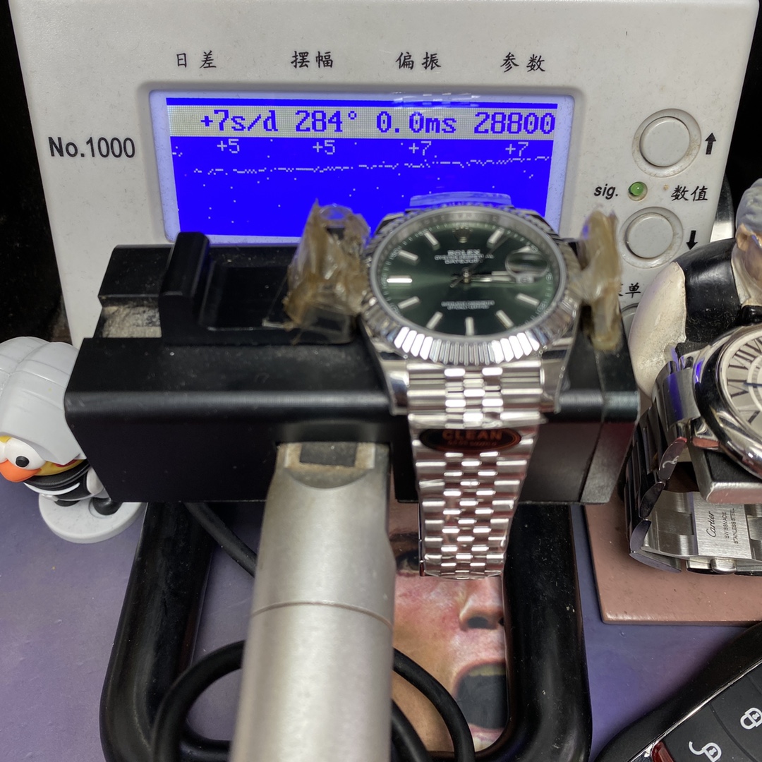 Rolex Datejust Series m126334-0028, Latest Mint Green Dial Fluted Bezel, 41mm Size.