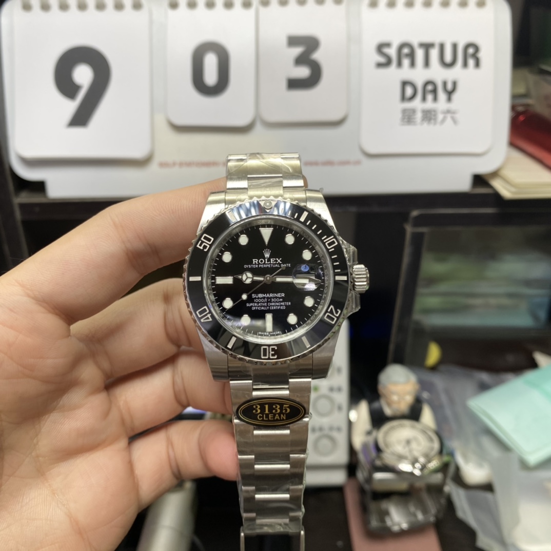 Rolex Submariner Series 116610LN-0001, Black Dial Black Ghost, 40mm size.