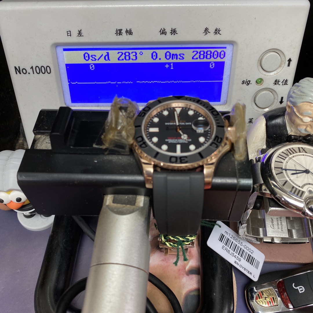 Rolex Yacht-Master Series m126655-0002, Rose Gold Yacht, 40mm size.