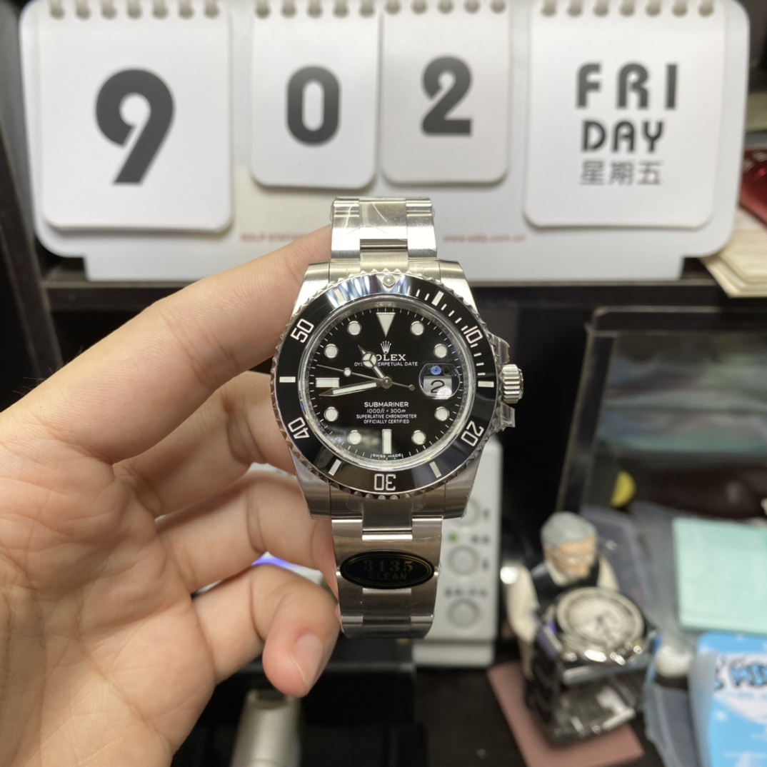 Rolex Submariner Series 116610LN-0001, Black Dial Black Ghost, 40mm size.