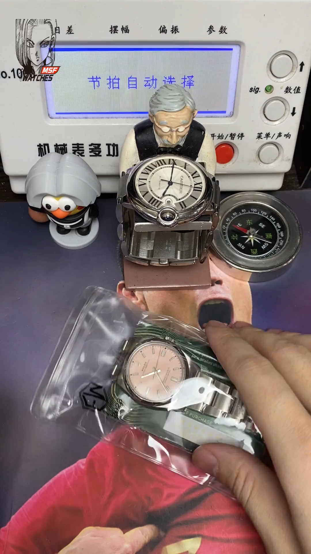 Rolex Oyster Perpetual Series m126000-0008, Pink Dial, 36mm size.