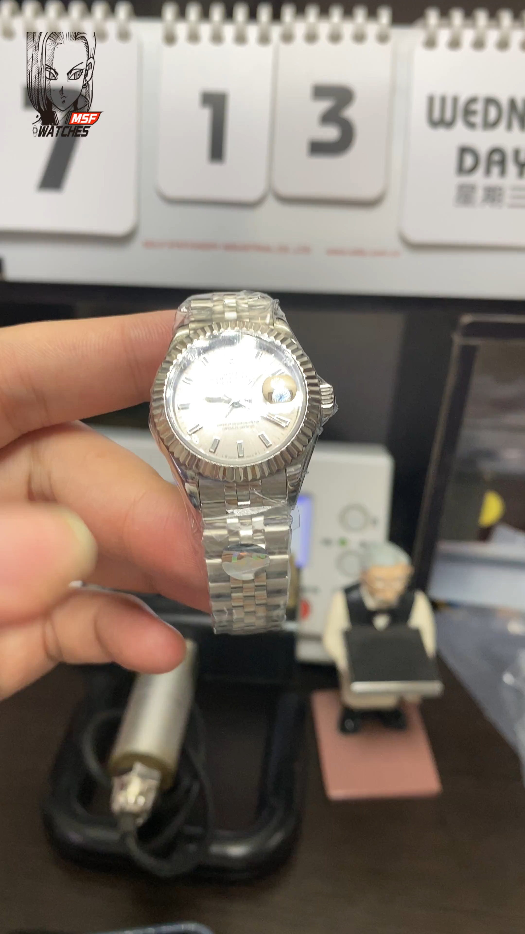 Rolex Datejust series m278274-0016, Silver Dial Silver Case, 31mm size, Jubilee bracelet.