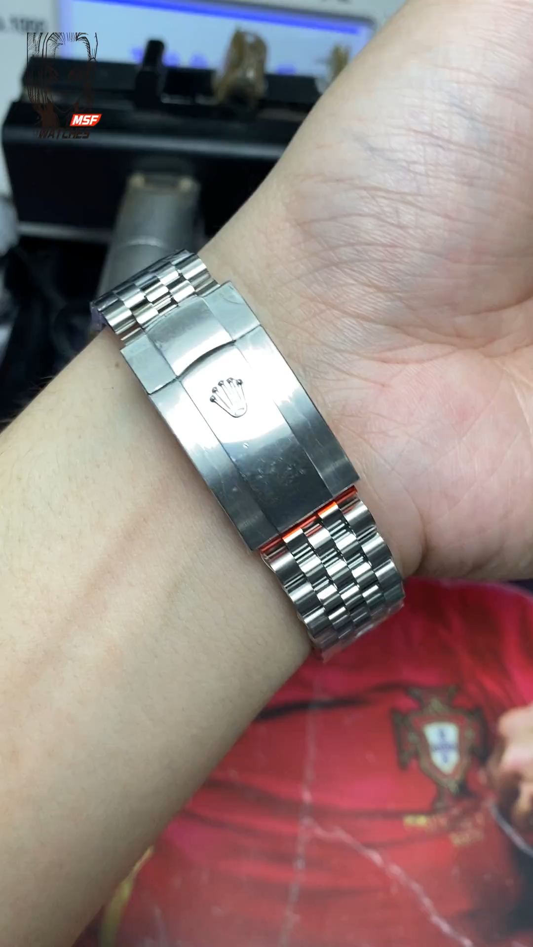 Rolex Datejust series m126234-0051, Mint Green Dial with Fluted Bezel, 36mm size.