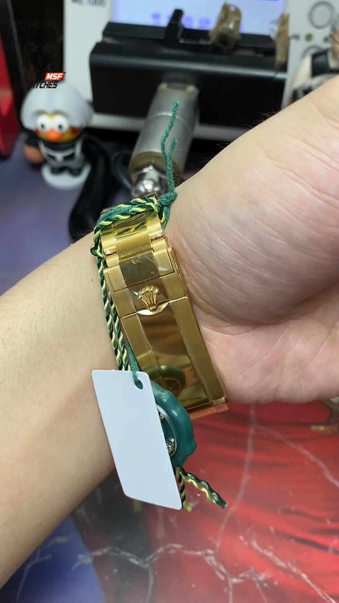 Rolex Submariner Series m126618lb-0002, All-Gold Blue Submariner, 41mm size.