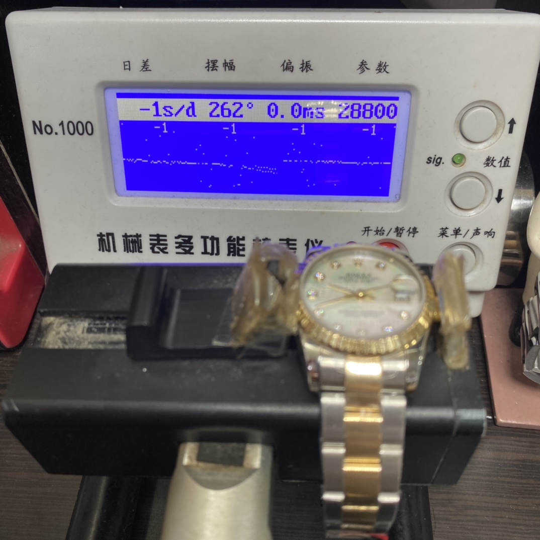 Rolex Datejust Series m278273-0027, Mother-of-Pearl Dial with Diamond Hour Markers Fluted Bezel, 31mm size, Oyster stainless steel bracelet.