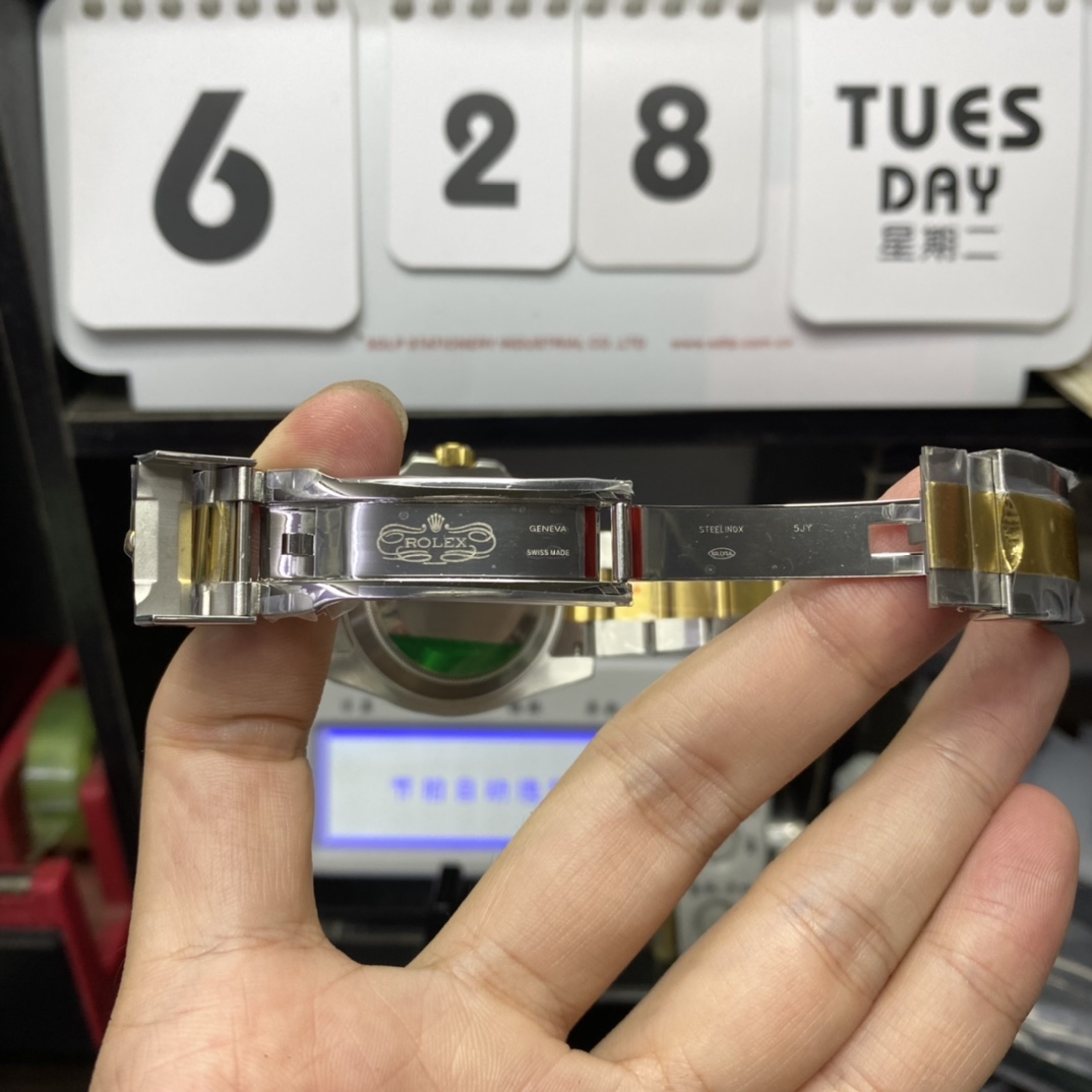 Rolex Submariner Series 116613LB-0005, Two-Tone Blue Submariner, 40mm size.