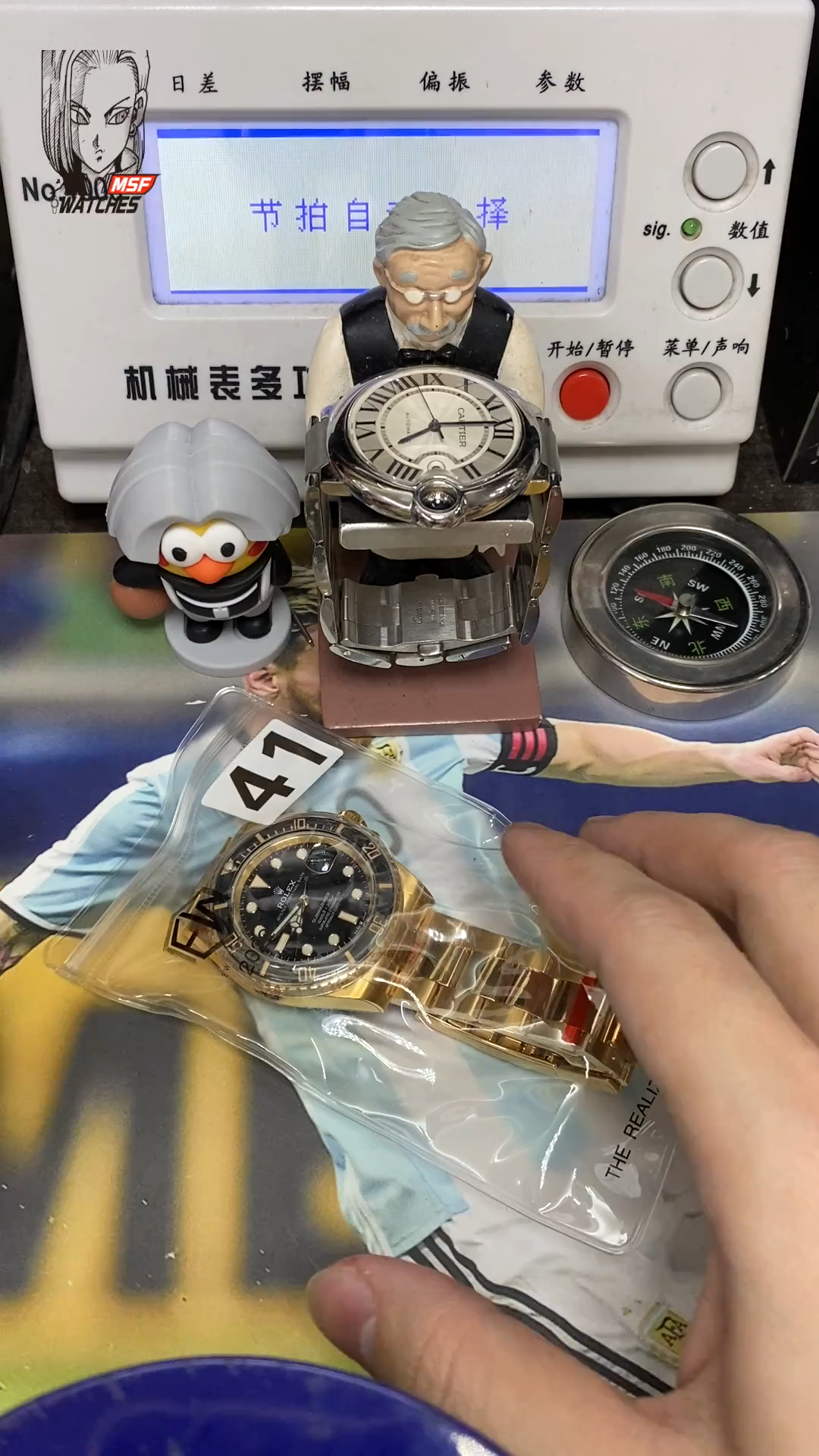 Rolex Submariner Series ALL 18K GOLD CASE Black DIAL DATE DIAL , 40mm size.