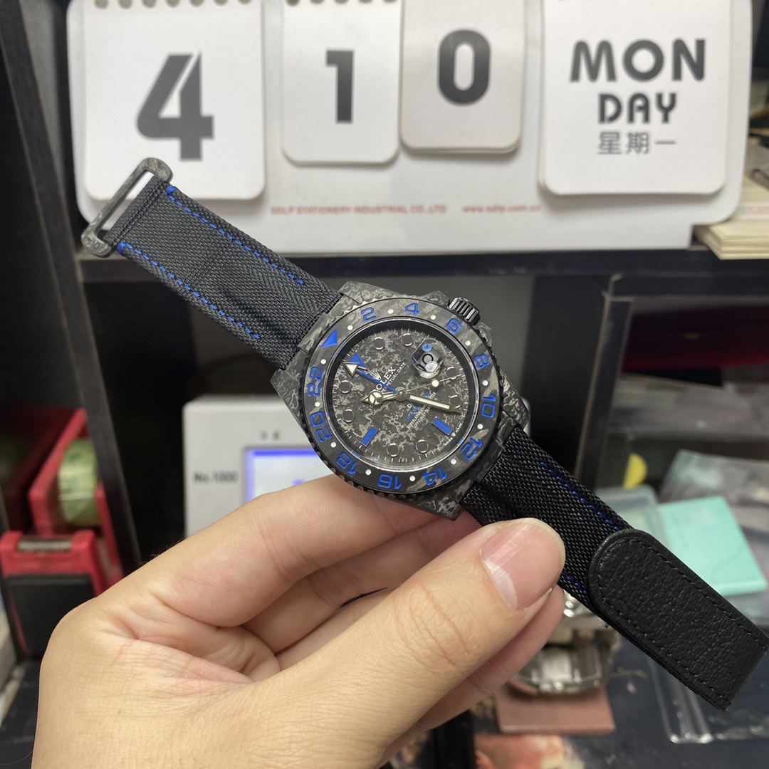 Rolex GMT-Master II series DIW MODIFY All carbon fiber CASE , 40mm size.