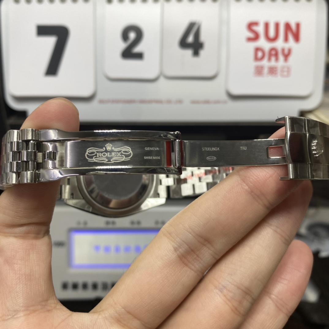 Rolex Datejust series m126234-0051, Mint Green Dial and Five-Link Stainless Steel Bracelet Variant, 36mm size.