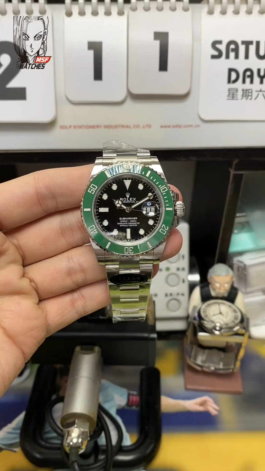 Rolex Submariner Series m126610lv-0002, New Green Hulk 