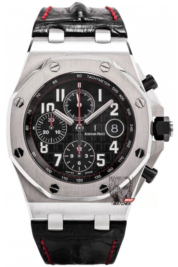 Audemars Piguet Royal Oak Offshore Series 26470ST.OO.A101CR.01, Stainless Steel Case with Ceramic Crown Buttons, 42mm size.