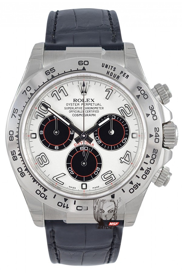 Rolex Cosmograph Daytona Series 116519-L(FC), Platinum Panda Dial, 40mm size.