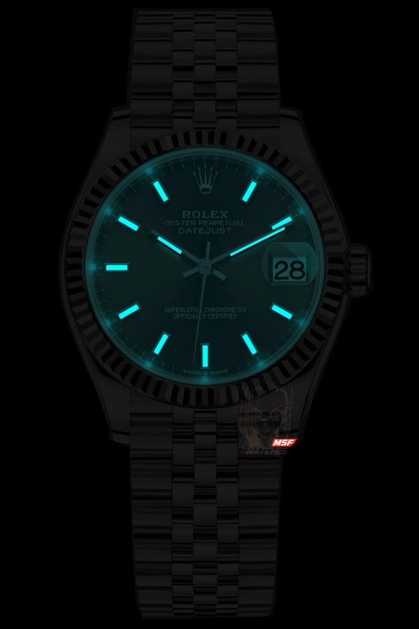 Rolex Datejust series m278274-0016, Silver Dial Silver Case, 31mm size, Jubilee bracelet.