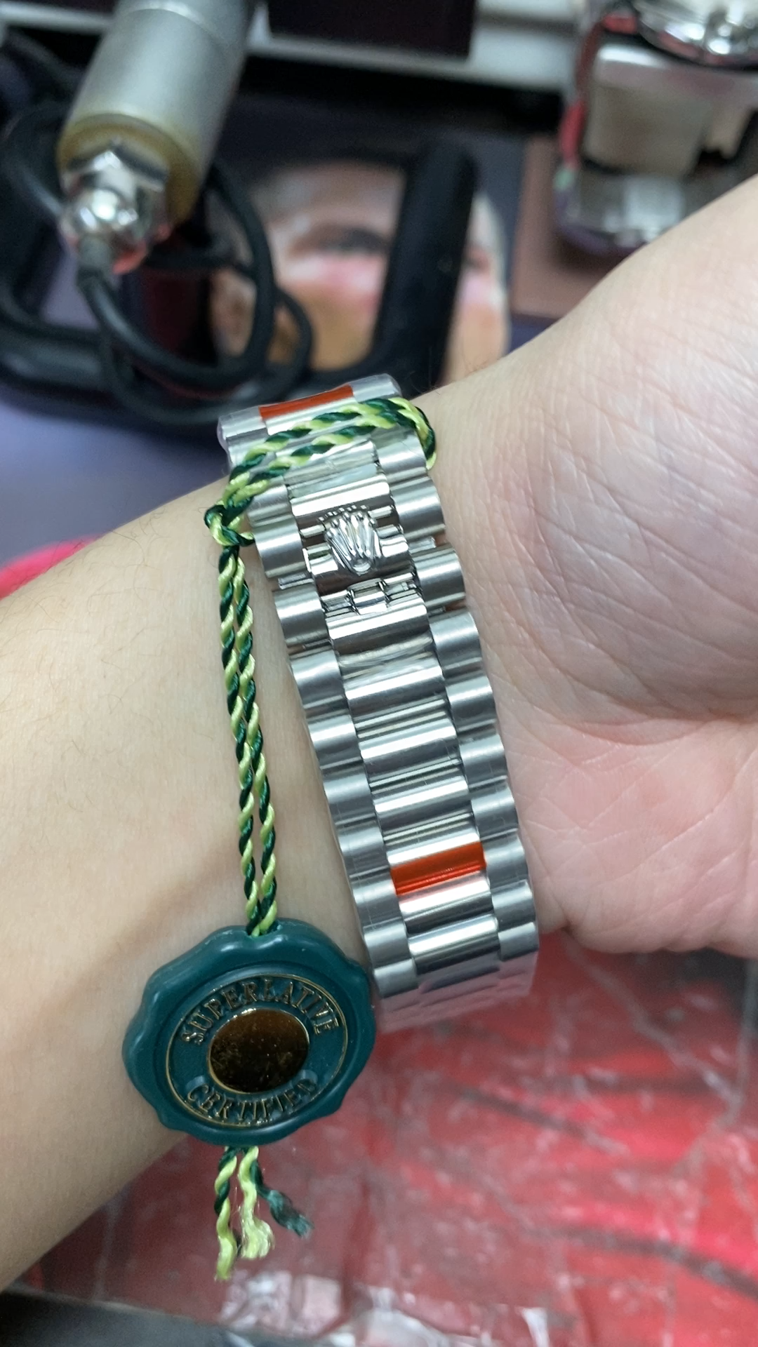 Rolex Day-Date series  Ice blue dial with diamond bezel M228396TBR-0039 40mm