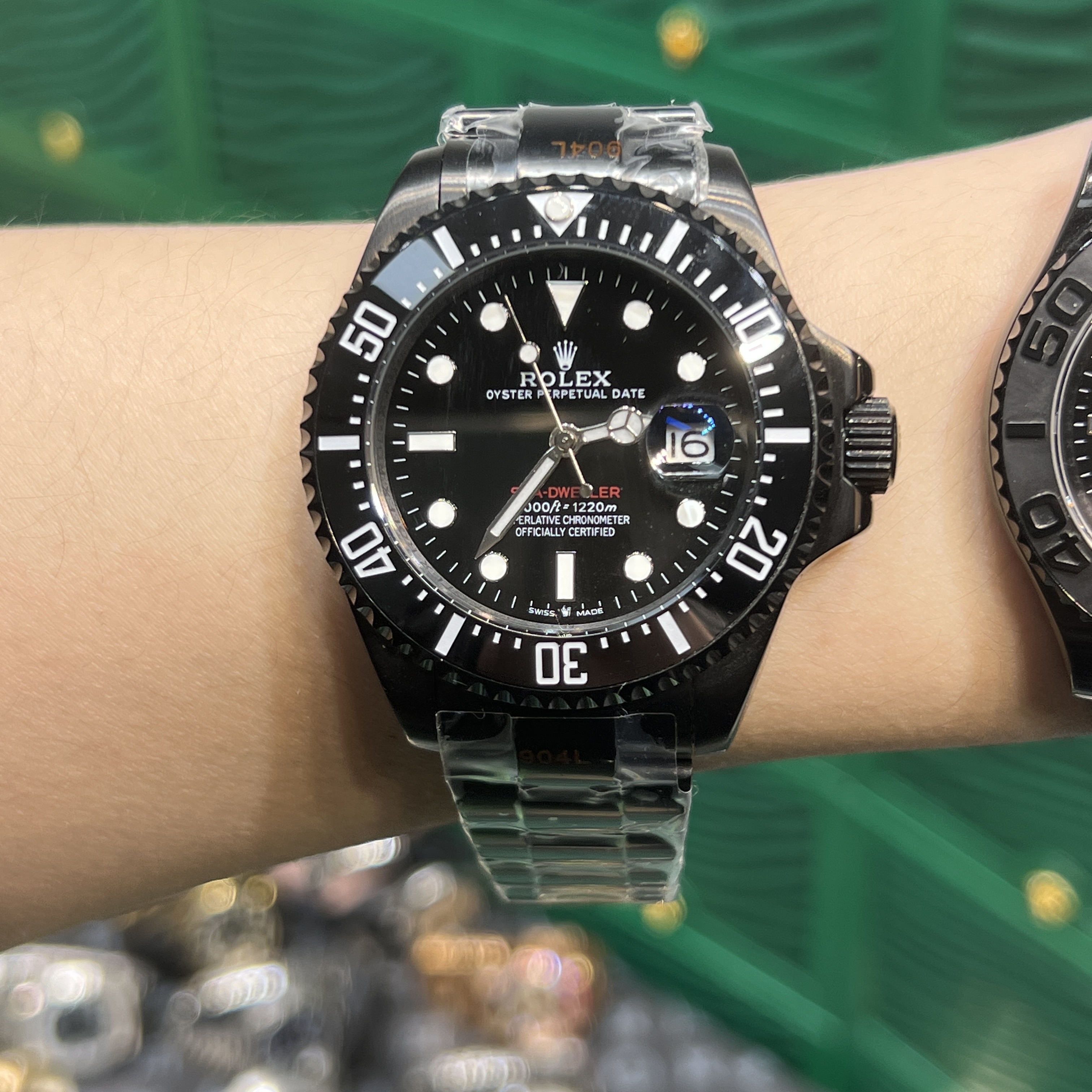 ROLEX Sea-Dweller BLAKEN MODIFY DEEPSEA RED LETTER. 43MM