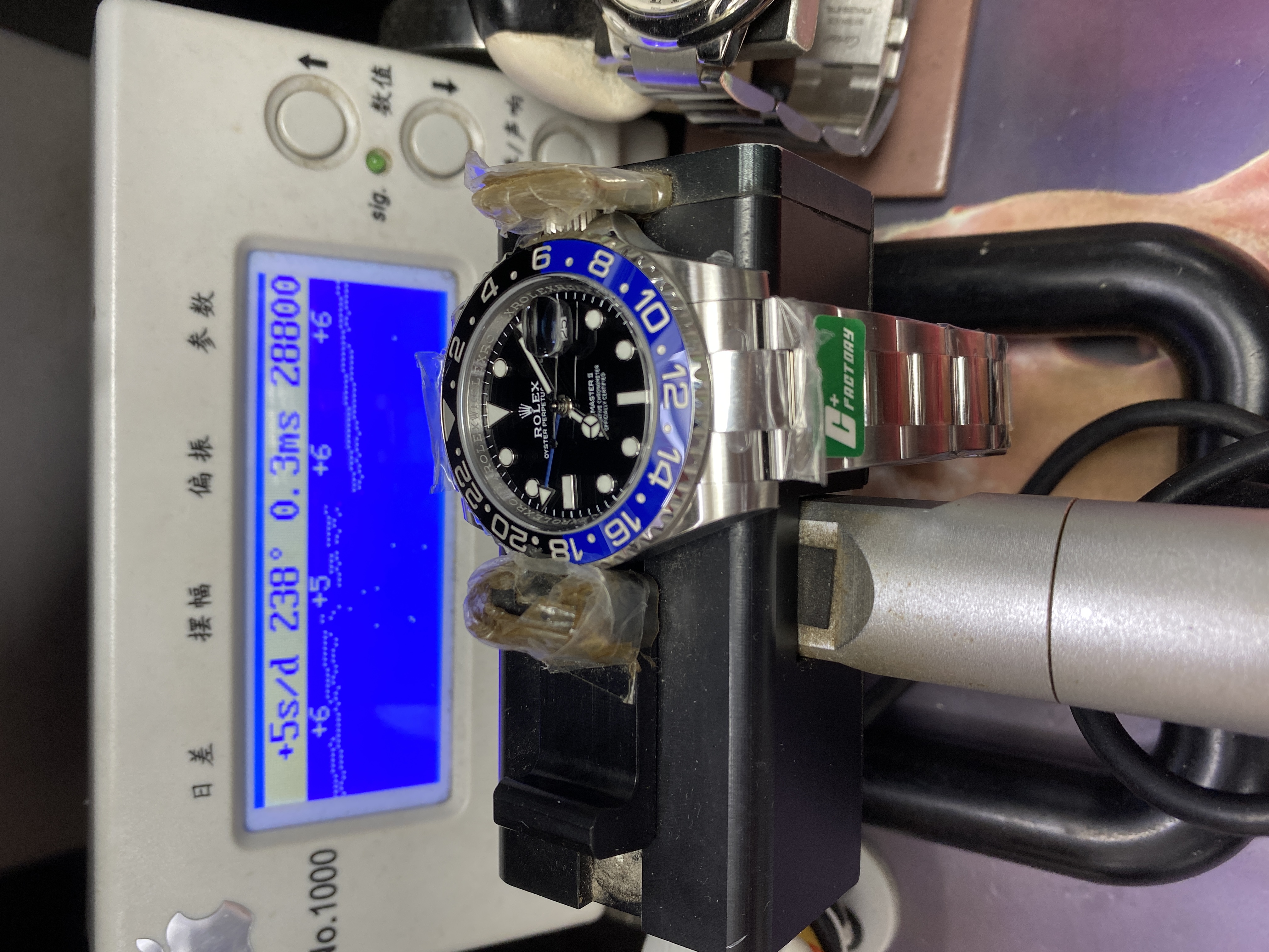 Rolex GMT-Master II Series M126710BLNR-0003 Watch model (Blue and Black Bezel）40mm