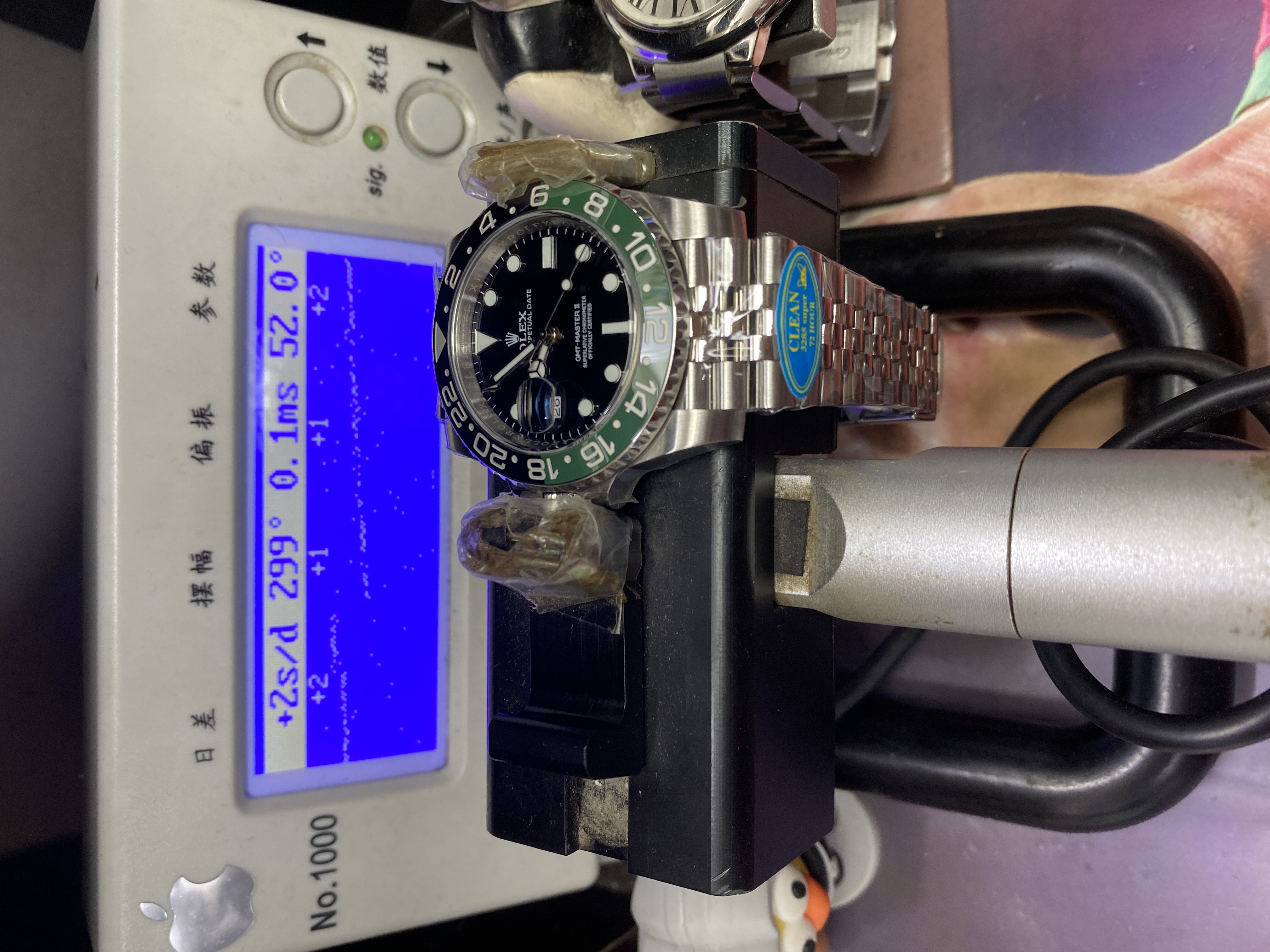 Rolex GMT-Master II Series watch model m126720vtnr-0002 (left-handed 