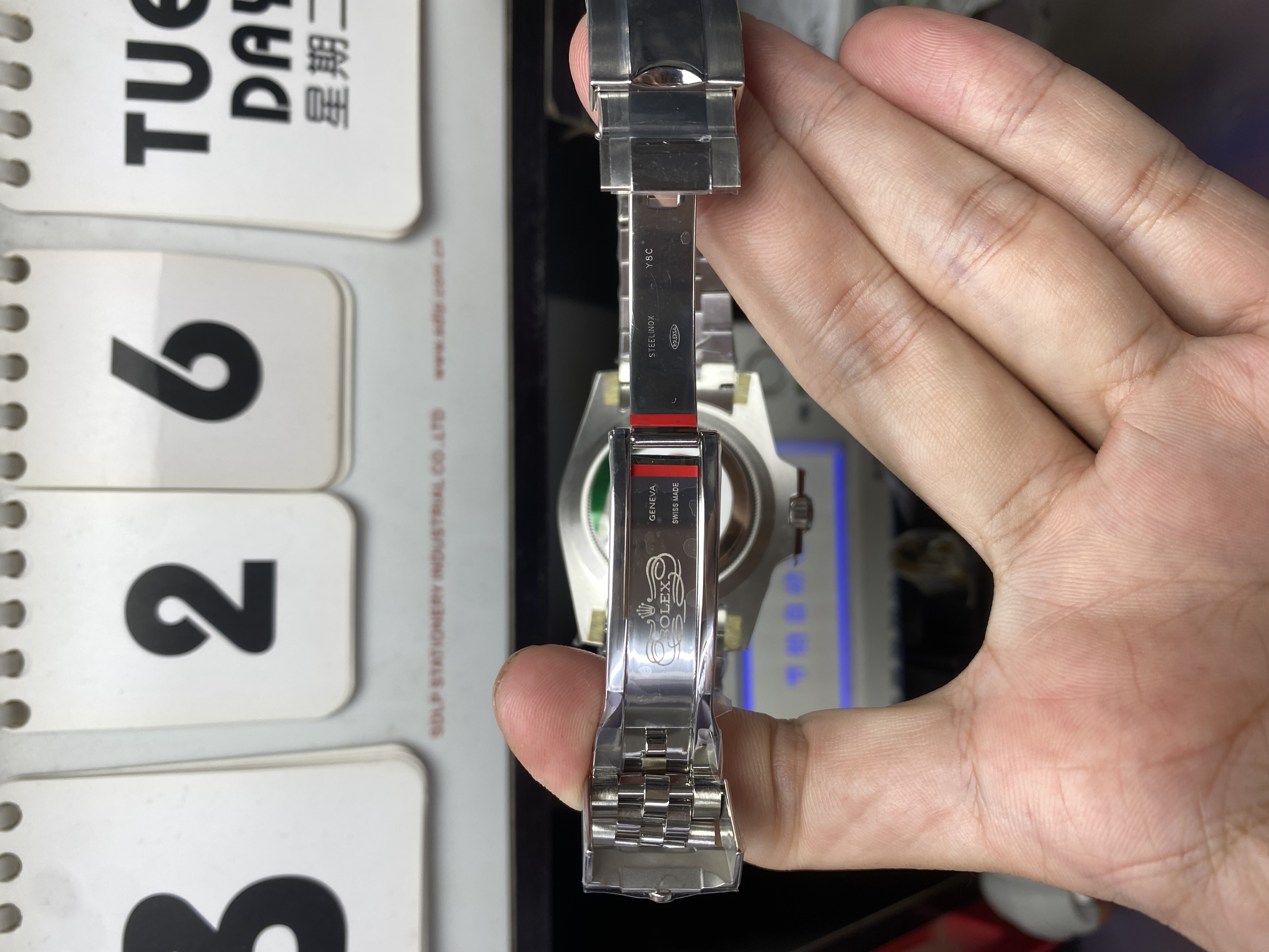 Rolex GMT-Master II Series watch model m126720vtnr-0002 (left-handed 