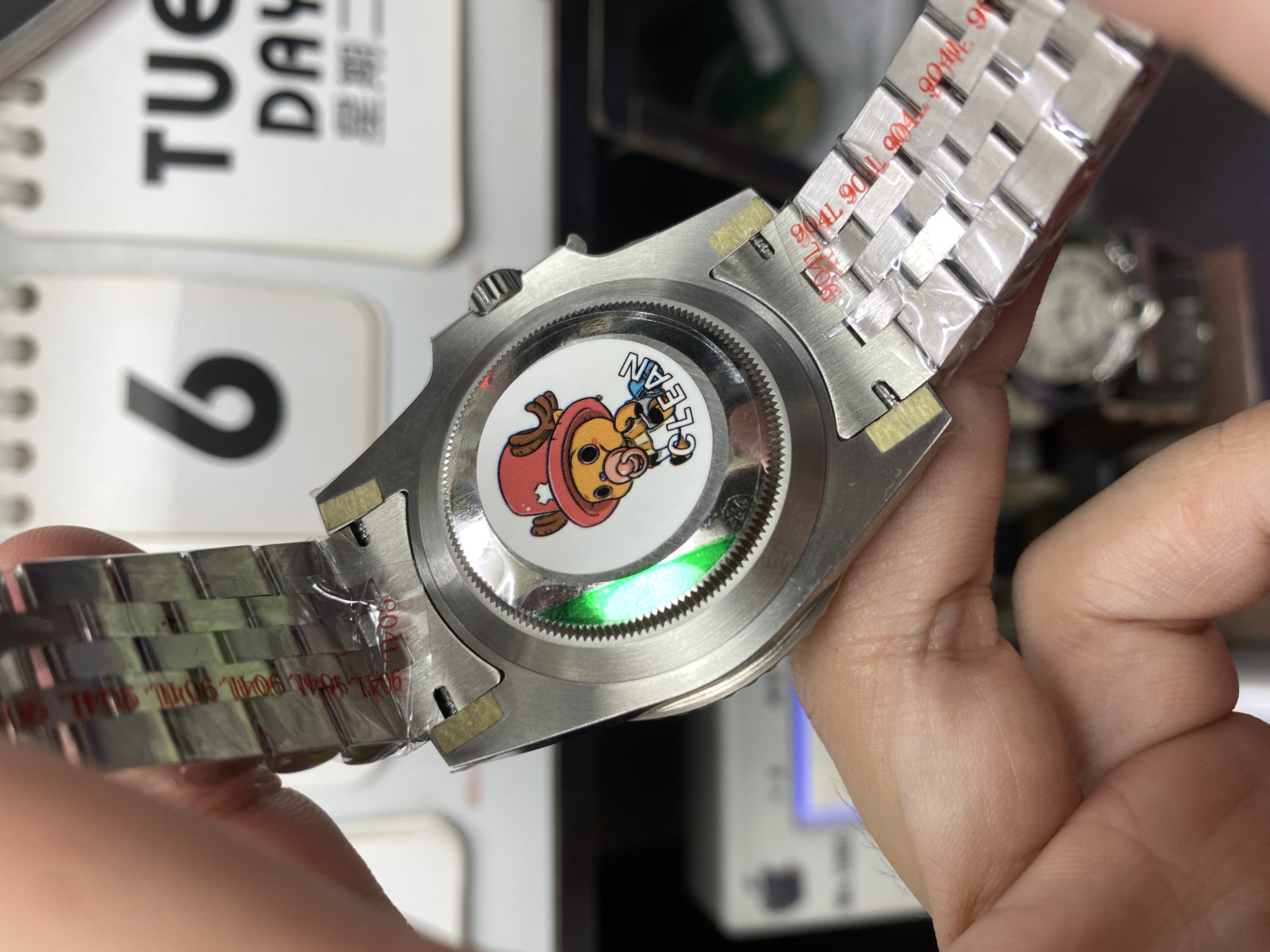 Rolex GMT-Master II Series watch model m126720vtnr-0002 (left-handed 