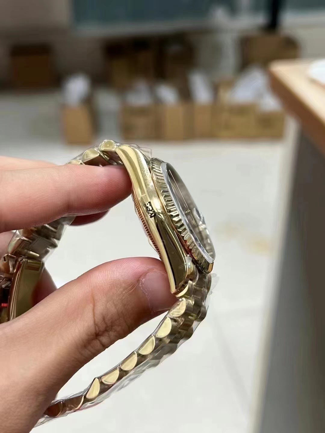 Rolex Day-Date Series Watch Model m118238(Black Onyx)36mm