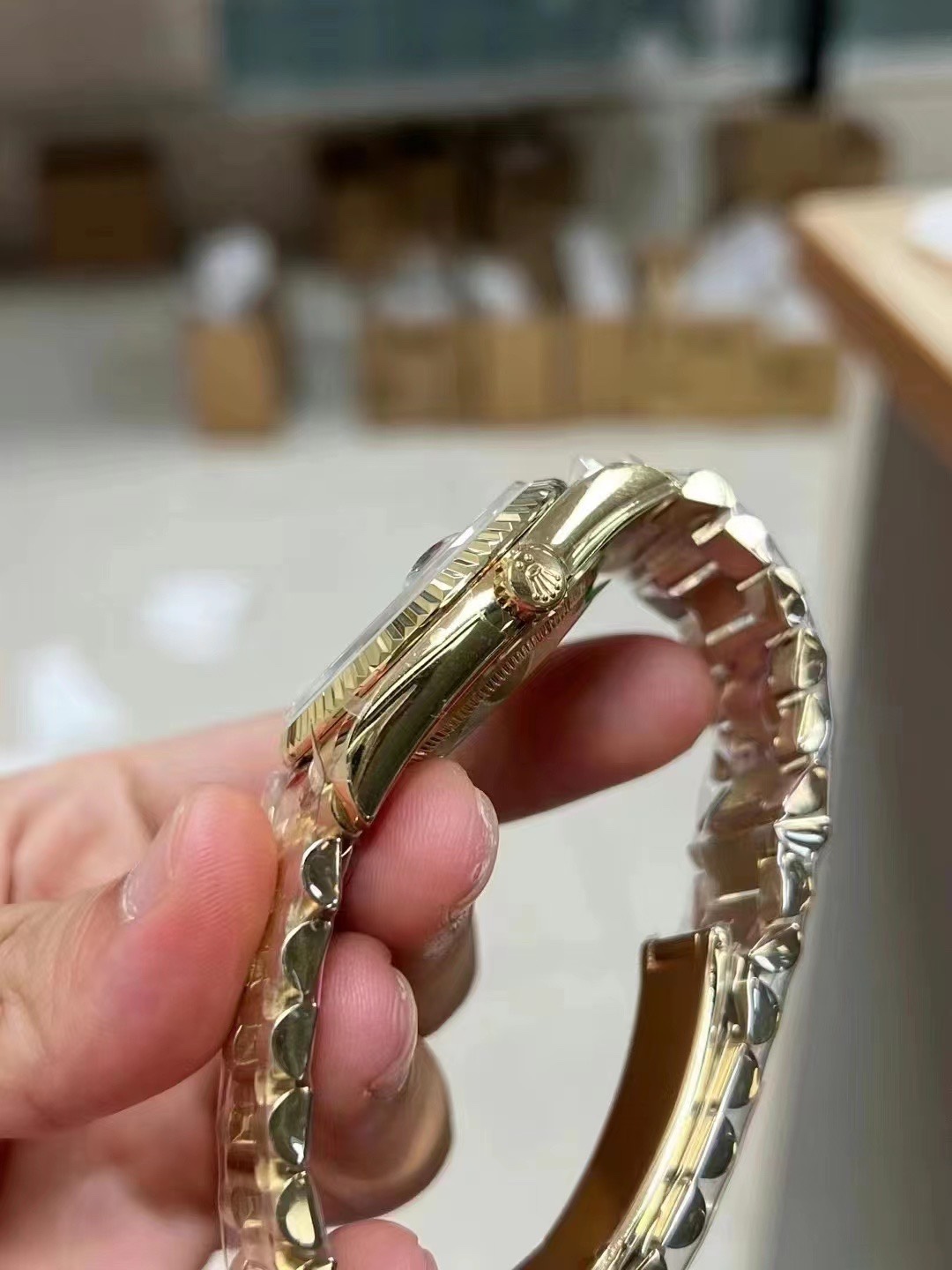 Rolex Day-Date Series Watch Model m118238(Black Onyx)36mm