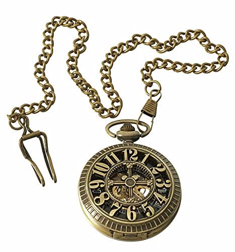 Automatic  Pocket Watch Mechanical Peaky Blinders Vintage Double Hunter